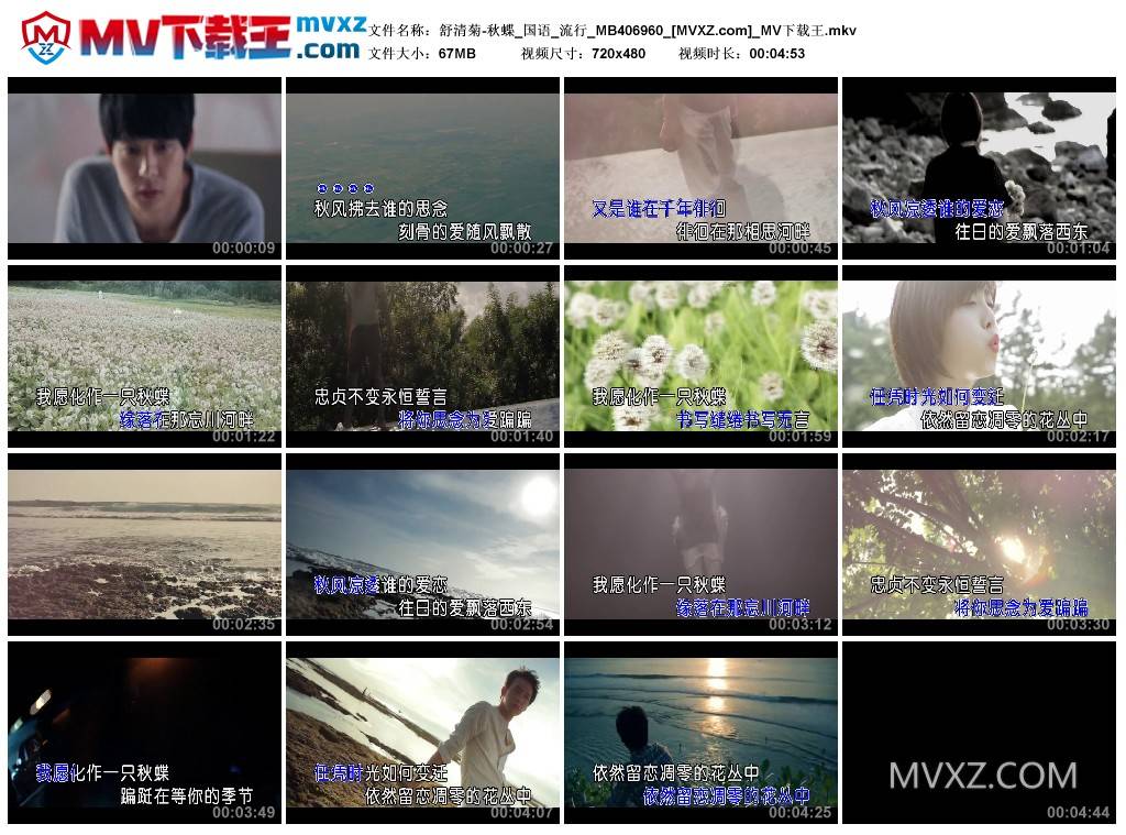 舒清菊-秋蝶_国语_流行_MB406960